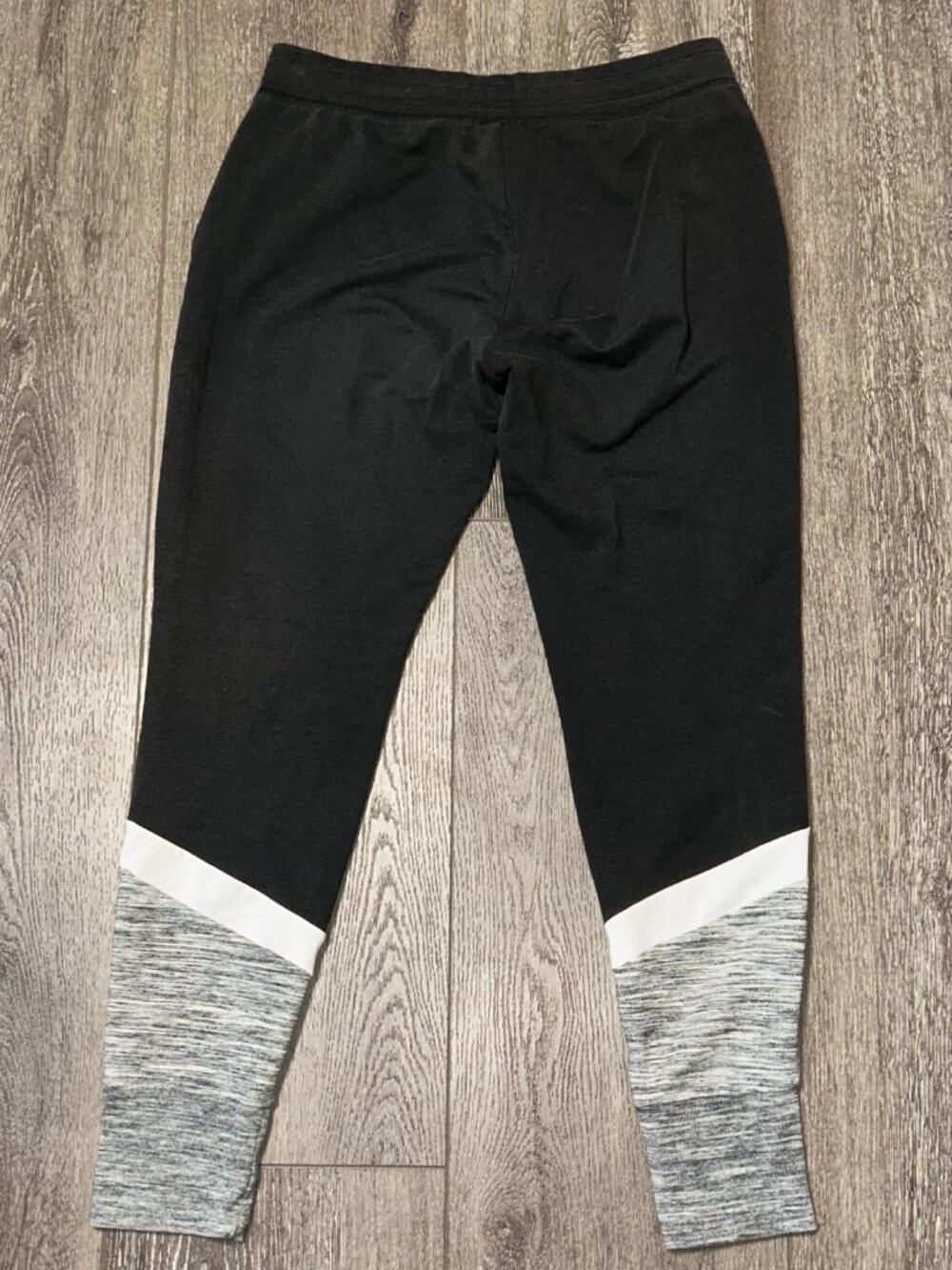 Victorias Secret LOVE PINK Jogger Sweatpants Drawstring Pockets Sz S Black Gray - Picture 5 of 5